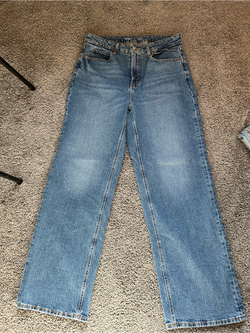 Old Navy Wide Leg Jeans - Light Blue Denim